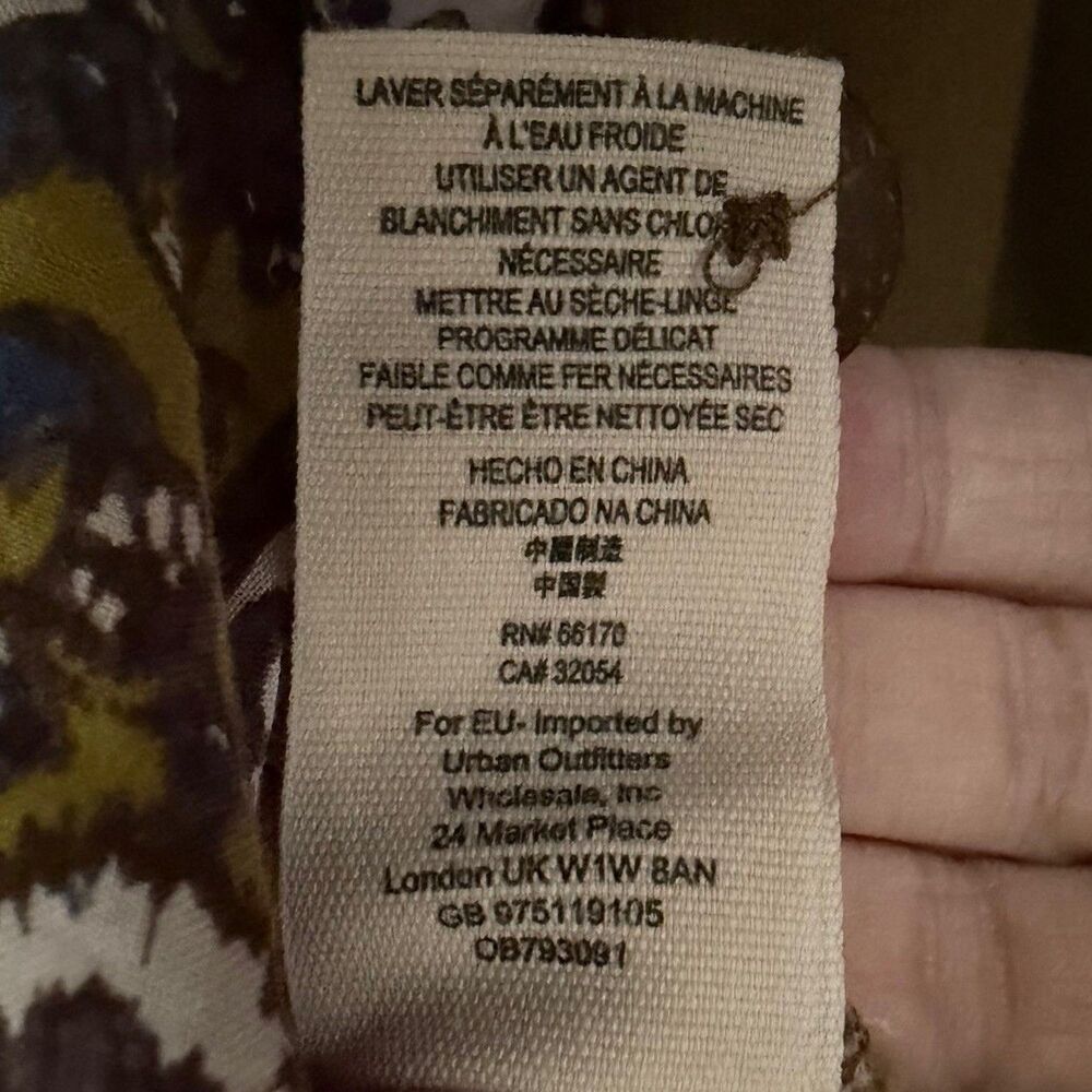 Free People Cool Baby Pullover Small Henley Boho Festival Oversized - Picture 10 of 12
